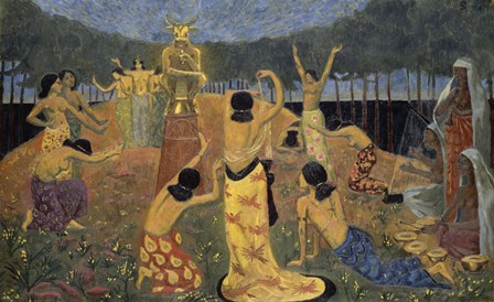 The Daughters Of Pelichtim, 1908 by Paul Serusier art print