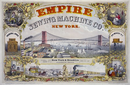 Empire Sewing Machine Co. by Print Collection art print