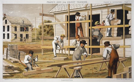 Prang's Carpenter Aid by Print Collection art print
