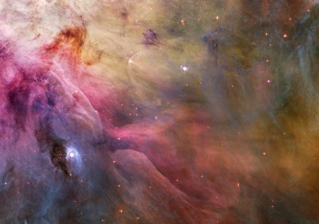 Abstract Art Found in the Orion Nebula by Print Collection art print