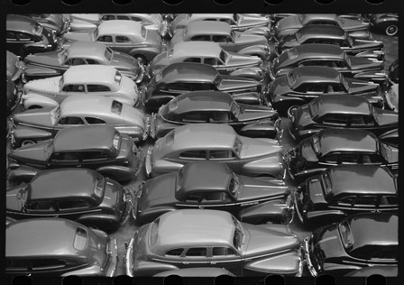 Chicago Parking Lot by Print Collection art print