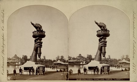 Colossal Hand and Torch ""Liberty"" by Print Collection art print
