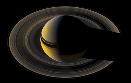 Saturn On the Final Frontier by Print Collection art print