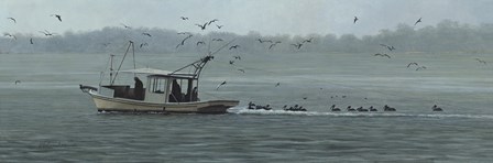 Breakfast Guests by David Knowlton art print