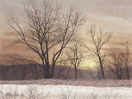 Silent Sunset by David Knowlton art print