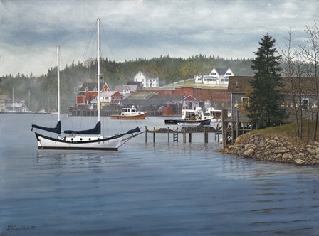 Tranquil Harbor by David Knowlton art print