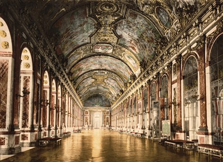 Hall of Mirrors Versailles by Mindy Sommers art print