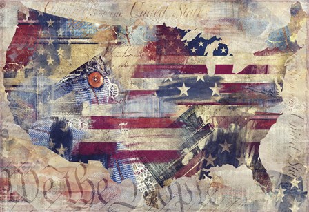 We the People by Mindy Sommers art print