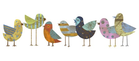 Flock 01 by John W. Golden art print