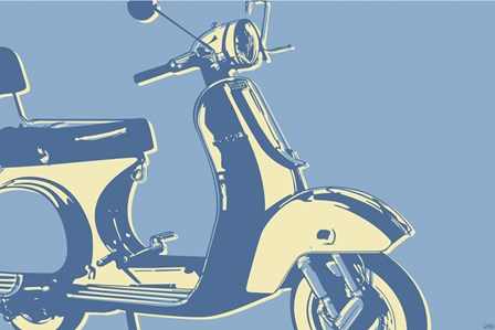 Motoretta by John W. Golden art print