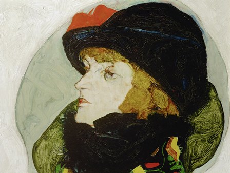 Portrait Of Ida Roessler, 1912 by Egon Schiele art print