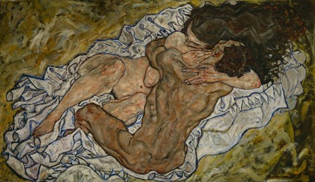 Embrace by Egon Schiele art print
