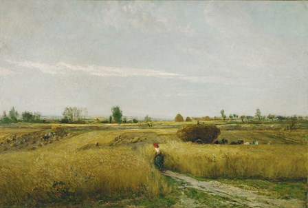 Harvest, 1851 by Charles Francois Daubigny art print