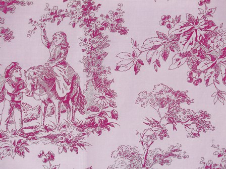 Toile Fabrics IV by Color Bakery art print