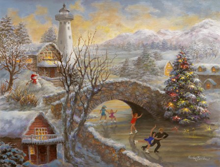 The Joyous Season by Nicky Boehme art print