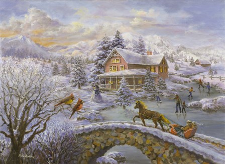 Winter Joy by Nicky Boehme art print