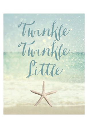 Twinkle Twinkle Little Star(fish) by Sparx Studio art print