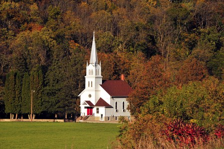 Church In the Valley by Doug Ohman art print