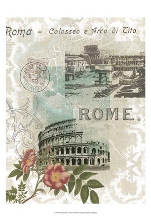 Visiting Rome by Jennifer Goldberger art print
