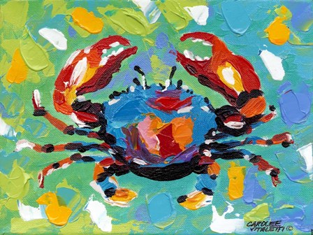 Seaside Crab I by Carolee Vitaletti art print