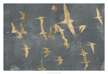 Silhouettes in Flight IV by Jennifer Goldberger art print