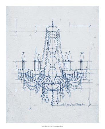 Chandelier Draft IV by Ethan Harper art print