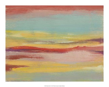Sunset Study V by Jennifer Goldberger art print