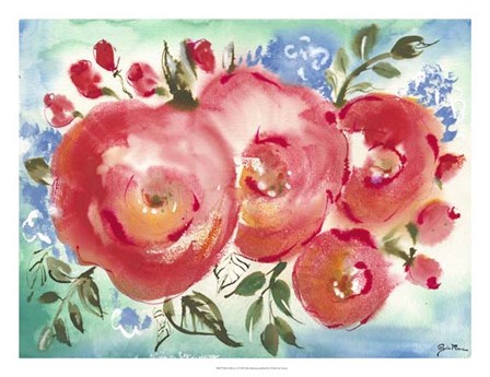 Bed of Roses I by Julia Minasian art print