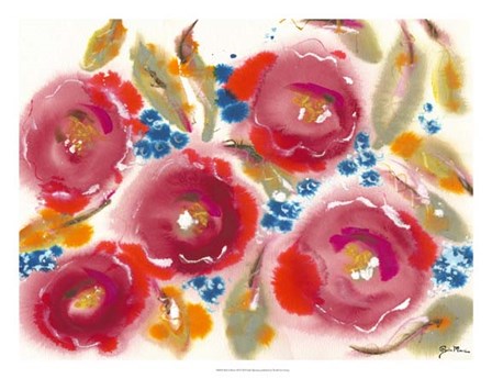Bed of Roses III by Julia Minasian art print