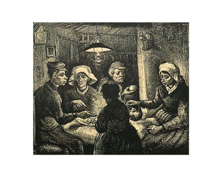 The Potato Eaters by Vincent Van Gogh art print