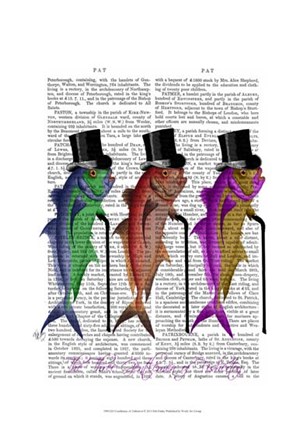Gentleman of Fisherton by Fab Funky art print