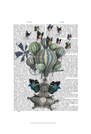 Flutter Time by Fab Funky art print