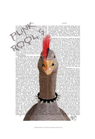 Punk Rock Goose by Fab Funky art print