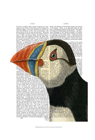 Puffin Portrait by Fab Funky art print
