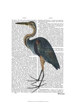 Blue Heron 3 by Fab Funky art print