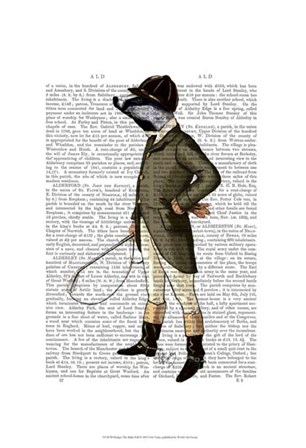 Badger The Rider Full I by Fab Funky art print