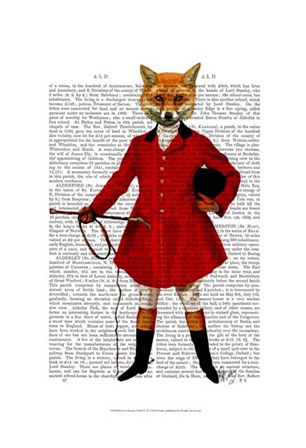 Fox Hunter 2 Full by Fab Funky art print