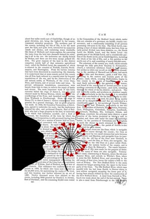 Dandelion Hearts by Fab Funky art print