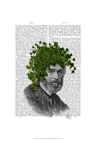Ivy Head Plant Head by Fab Funky art print