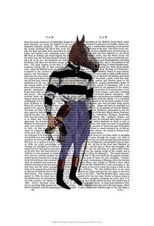 Horse Racing Jockey Full by Fab Funky art print