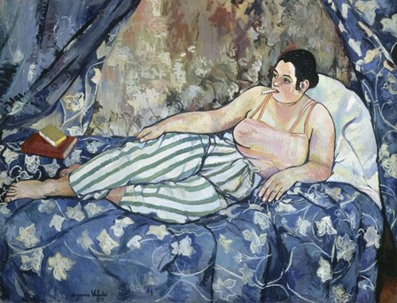 The Blue Room, 1923 by Suzanne Valadon art print