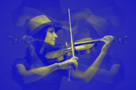 Violinist by Naxart art print
