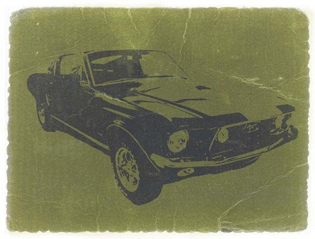 1968 Ford Mustang by Naxart art print