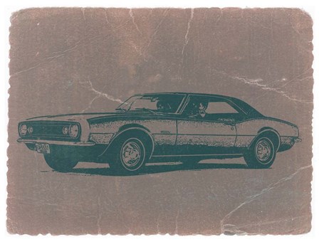 Chevy Camaro by Naxart art print