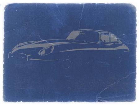 Jaguar E Type by Naxart art print
