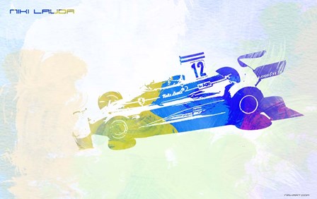 Niki Lauda by Naxart art print