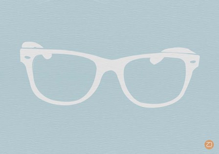 White Glasses by Naxart art print