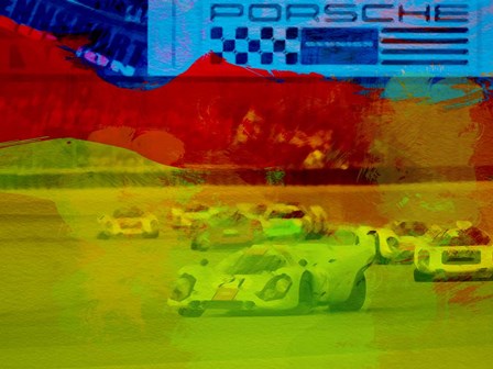 Porsche 917 Racing by Naxart art print