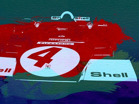 Le Mans Racing Car Detail by Naxart art print