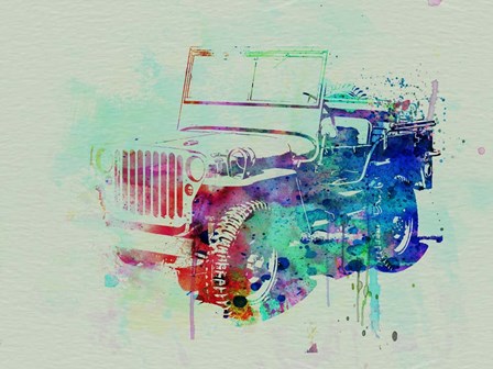 Jeep Willis by Naxart art print